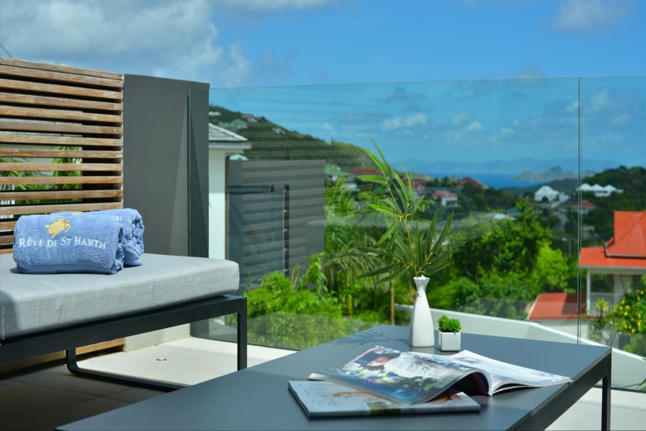 Reve De Saint Barth - Vue Mer - Piscine Chauffee & Jacuzzi グスタビア エクステリア 写真